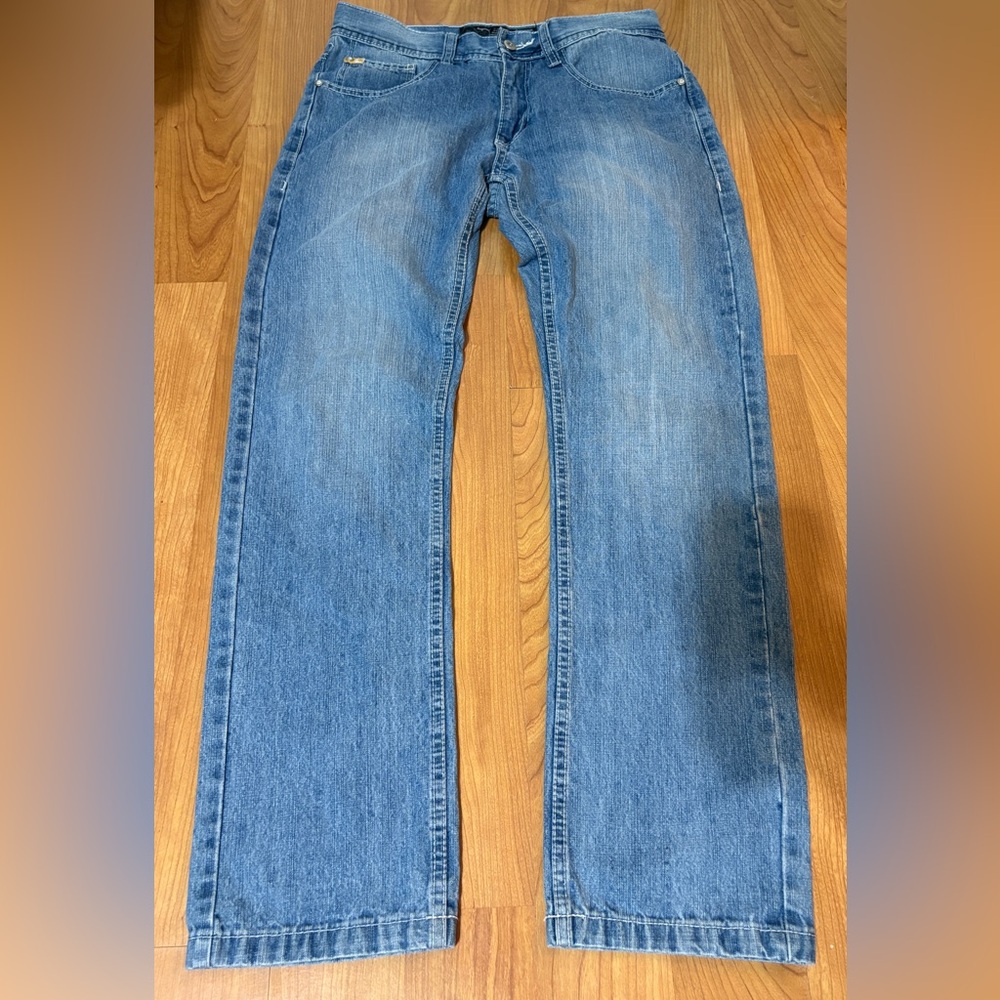 Vintage Y2K South Pole 8180 Skater Hip Hop Light Wash Jeans Size 32